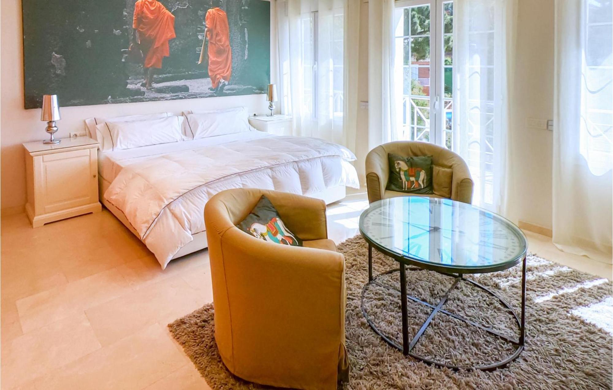 Nice Home In Cabrils With House A Mountain View Bagian luar foto